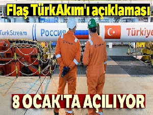 Enerji Bakanı Dönmez: 'TürkAkım'ı 8 Ocak'ta açıyoruz'