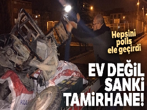 Ev değil sanki tamirhane
