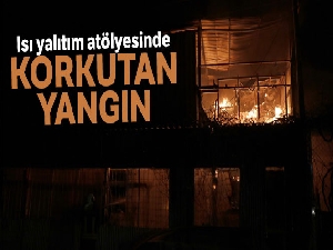 Fethiye sanayisinde korkutan yangın