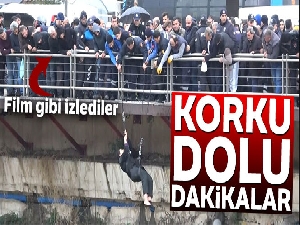 Asi Nehri'ne düşen kadını itfaiye kurtardı