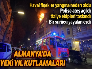 Almanya'da yeni yıl kutlamaları, çok sayıda kişi yaralandı