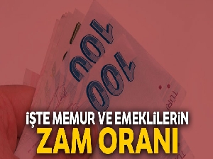 Memur ve emeklilerin zam oranı belli oldu