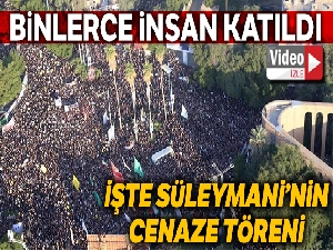 Süleymani için Ahvaz'da cenaze töreni düzenleniyor