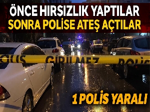 Kadıköy'de hırsızlık şüphelileri polise ateş açtı: 1 polis yaralı