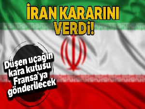 İran, düşürülen Ukrayna uçağının kara kutusunu Fransa'ya gönderme kararı aldı