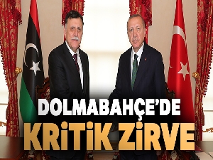 Cumhurbaşkanı Erdoğan Libya Başbakanı Es-Serrac'ı kabul etti