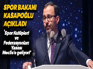 Bakan Kasapoğlu: 'Gazi Meclisimizin emrindeyiz'