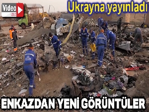 Ukrayna, uçak enkazına ait yeni görüntüler yayınladı