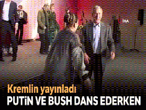 Putin ile Bush'un birlikte dans ettiği görüntüler ortaya çıktı