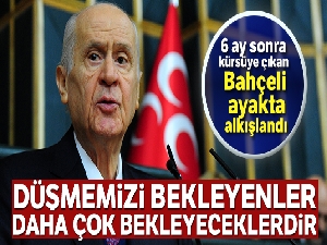 MHP lideri Bahçeli: Düşmemizi bekleyenler daha çok bekleyeceklerdir