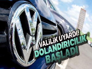 Volkswagen gelmeden dolandırıcıları türedi