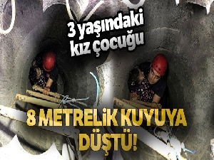 Arnavutköy'de 8 metrelik kuyuya düşen küçük kız itfaiye ekiplerince kurtarıldı