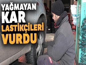 Yağmayan kar, kış lastiği satışlarını da fiyatını da düşürdü