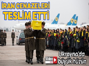 İran cenazeleri Ukrayna'ya teslim etti