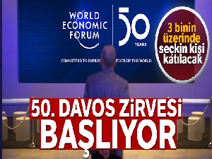 Davos Zirvesi başlıyor