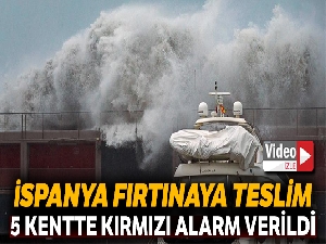 İspanya Gloria Fırtınası'na teslim