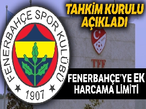 Tahkim Kurulu'ndan Fenerbahçe'ye ek harcama limiti