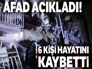 AFAD: 'Elazığ'da 8, Malatya'da 6 kişi hayatını kaybetti'