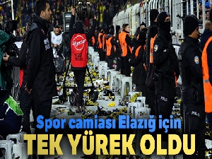 Spor camiası Elazığ için tek ses, tek yürek oldu..
