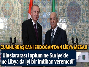 Cumhurbaşkanı Erdoğan ve Tebbun'dan ortak basın toplantısı