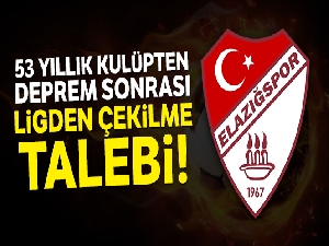 Elazığspor, ligden çekilme talebinde bulunacak