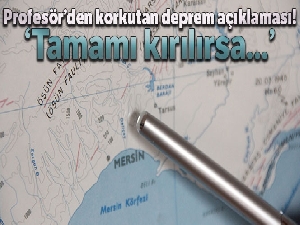 Prof. Dr. İnan'dan korkutan açıklama: 'Tamamı kırılırsa 8'e yakın deprem üretebilir'