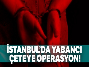 İstanbul'da yabancı mafya üyelerine operasyon: 16 gözaltı