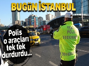 İstanbul'da çakar lamba uygulaması
