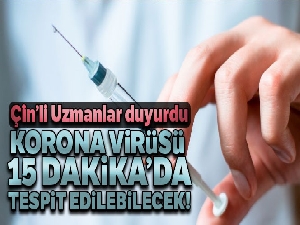 Korona virüsünü 15 dakikada tespit eden test geliştirildi