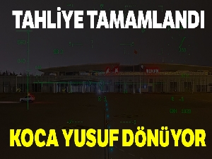 Vuhan'dan yolcuları alan ambulans uçak dönüş yoluna geçti