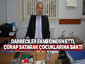 Darbeciler ekmeğinden etti, çorap satarak çocuklarına baktı
