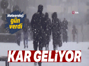 Perşembe günü İstanbul'a kar geliyor