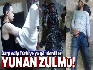 Yunanistan, mültecileri darp edip Türkiye'ye geri gönderdi