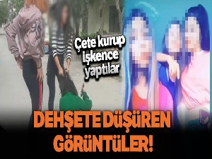 Denizli'de kız çocukları çete kurdu, kan donduran görüntüler ortaya çıktı