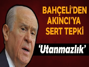 MHP Lideri Bahçeli'den KKTC Cumhurbaşkanı Mustafa Akıncı'ya sert tepki