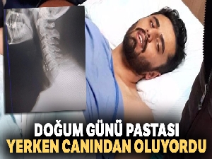 Doğum günü pastası yerken boğazına toplu iğne saplandı