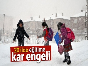 Eğitime kar engeli! İşte okulların tatil edildiği iller...