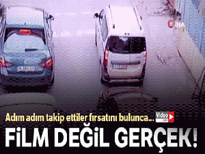 Kapkaççıların film sahnelerini aratmayan kaçışı