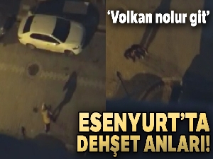 Esenyurt'ta dehşet anları kamerada