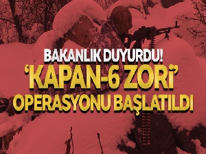 İçişleri Bakanlığınca Diyarbakır-Batman illeri ara hattında Kapan-6 Zori Operasyonu başlatıldı