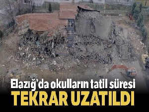 Elazığ'da okulların açılması 24 Şubat'a ertelendi