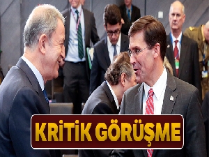 Bakan Akar, ABD Savunma Bakanı Mark Esper ile görüştü