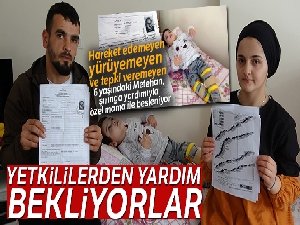 Çocuklarının hastalığına teşhis konulup, tedavi ettirmek istiyorlar