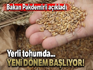 Bakan Pakdemirli: 'Cumhuriyet tarihinin en kapsamlı yerli tohum seferberliğini başlatıyoruz'