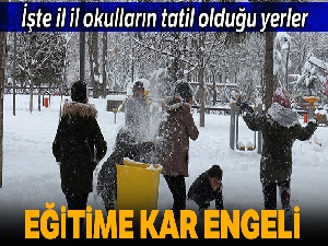 Eğitime kar engeli
