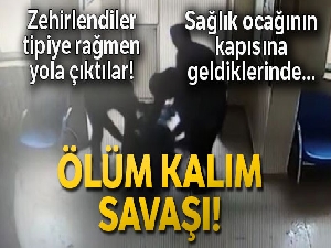 Zehirlenen sağlıkçıların yaşam savaşı kamerada