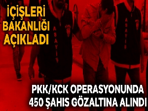 37 ilde PKK/KCK operasyonu: 450 gözaltı