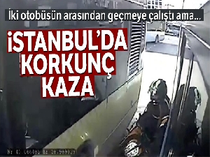İstanbul'un göbeğinde yürekleri ağza getiren kaza
