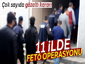 Konya merkezli 11 ilde FETÖ operasyonu: 16 gözaltı kararı