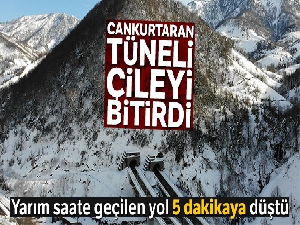 Cankurtaran tüneli çileyi bitirdi